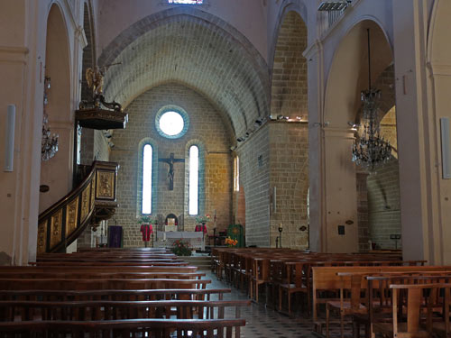 Interior of Antibes Cathedral